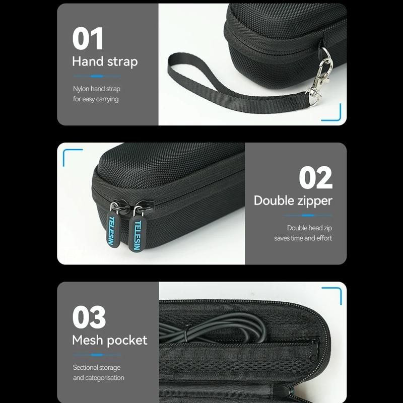 Portable Carrying Bag For Dji Osmo Pocket 3 Camera Black 8