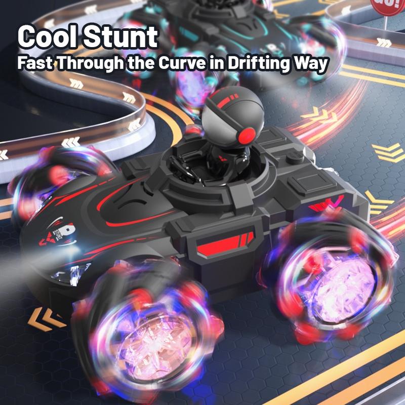 Stunt Remote Control Car with 2.4g Magic Projection - Colourful - Black Blue 3