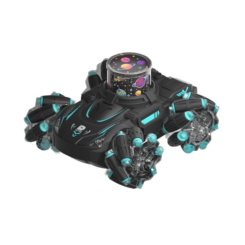 Stunt Remote Control Car with 2.4g Magic Projection - Colourful - Black Blue 10