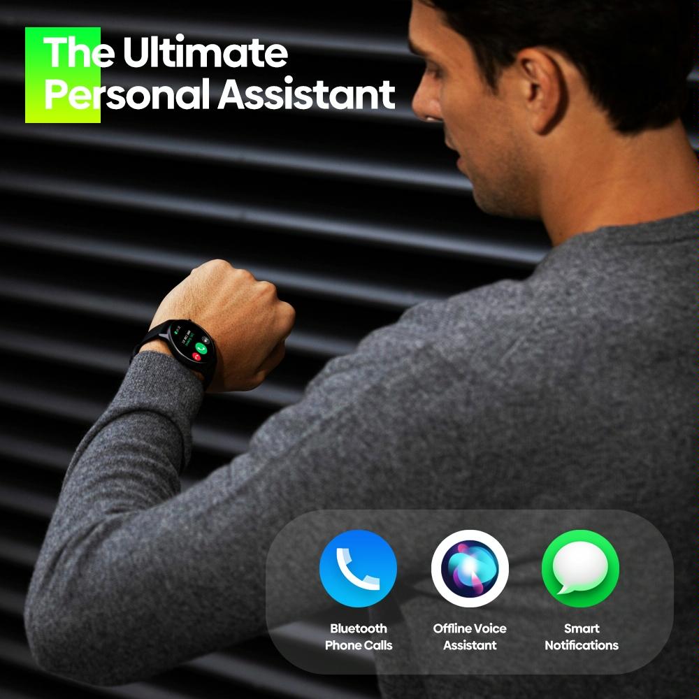 1.39 Inch Screen Ip68 Smart Watch Supports Voice Calling / Health Monitoring - Black 6