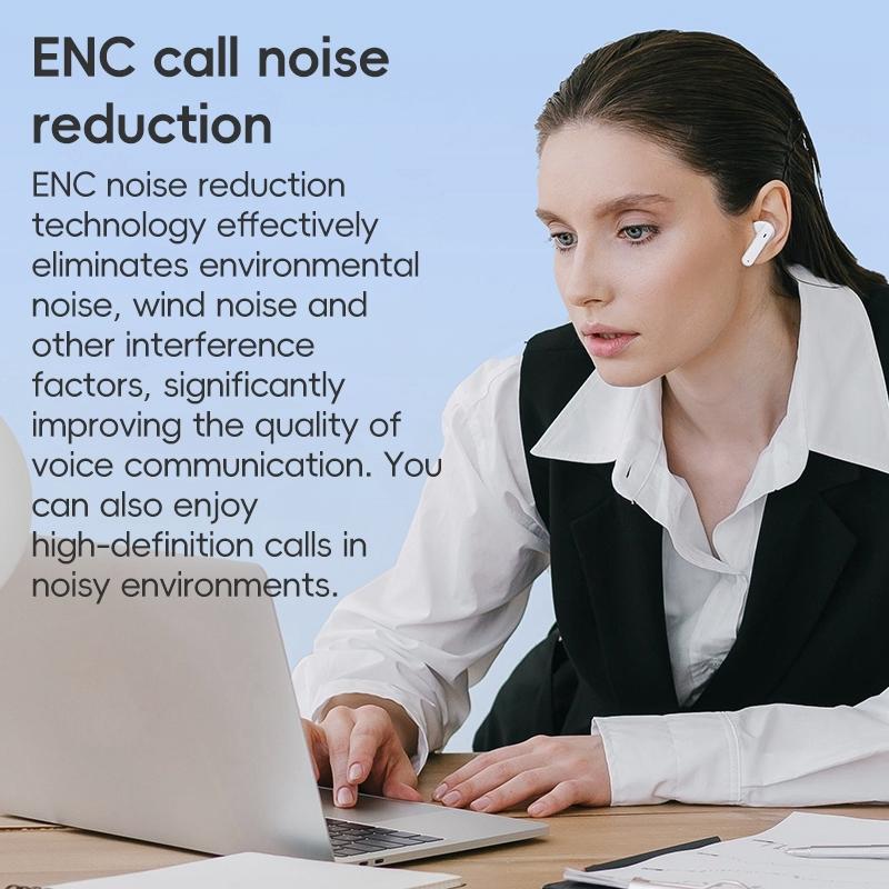 Wireless Active Noise-cancelling Earbuds - White 6
