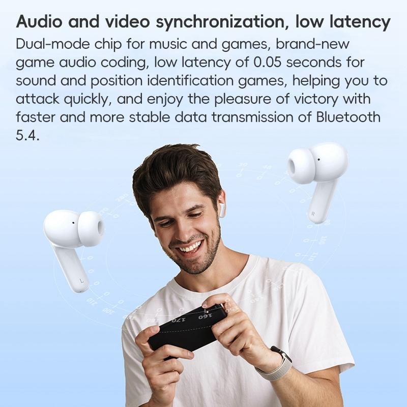 Wireless Active Noise-cancelling Earbuds - White 11
