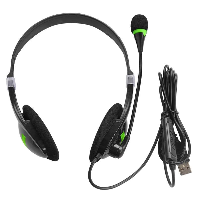 Universal Usb Headphones Black 3