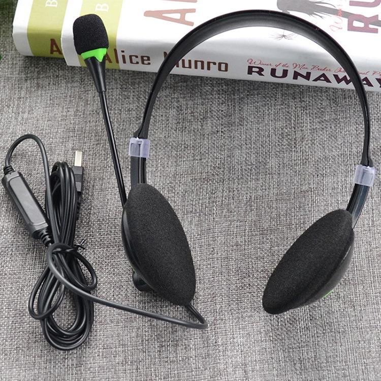 Universal Usb Headphones Black 7