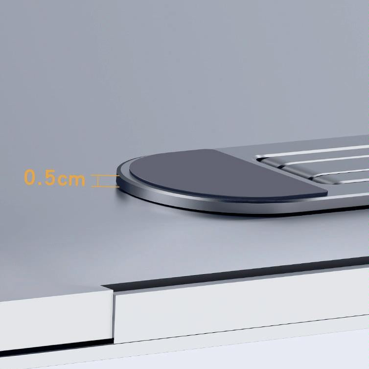 Foldable Laptop Stand with Fan and Heater - Portable and Adjustable - Silver 6