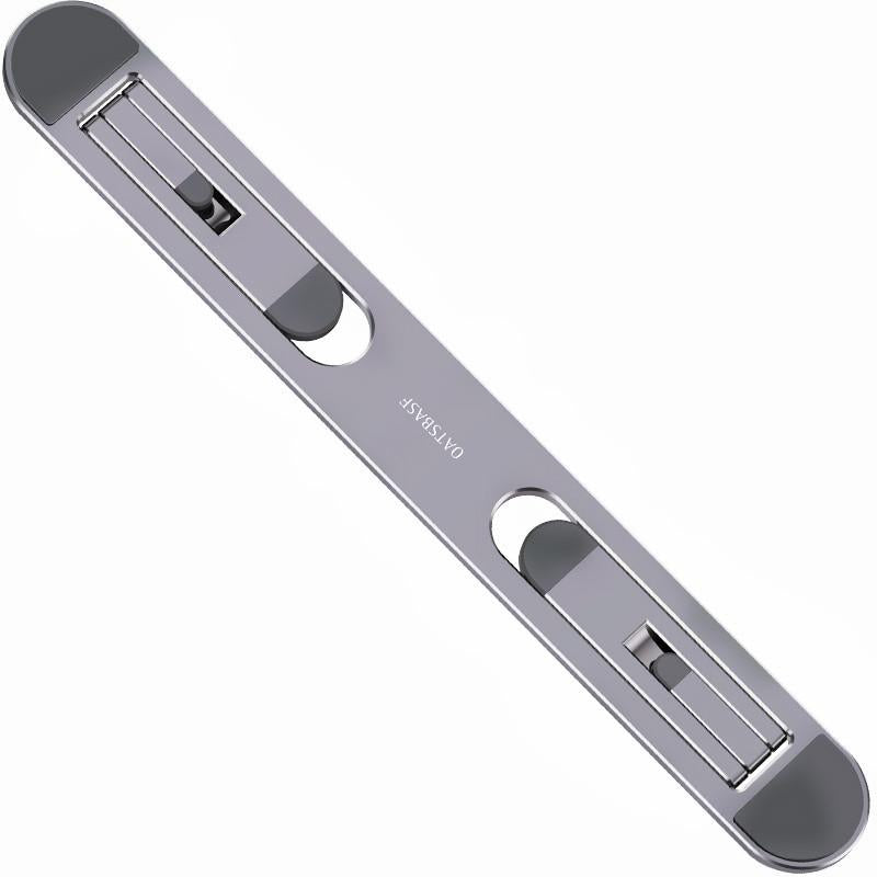 Foldable Laptop Stand with Fan and Heater - Portable and Adjustable - Silver 12