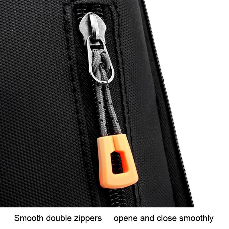 Waterproof Sports Chest Bag One Shoulder Diagonal Bag Black 9