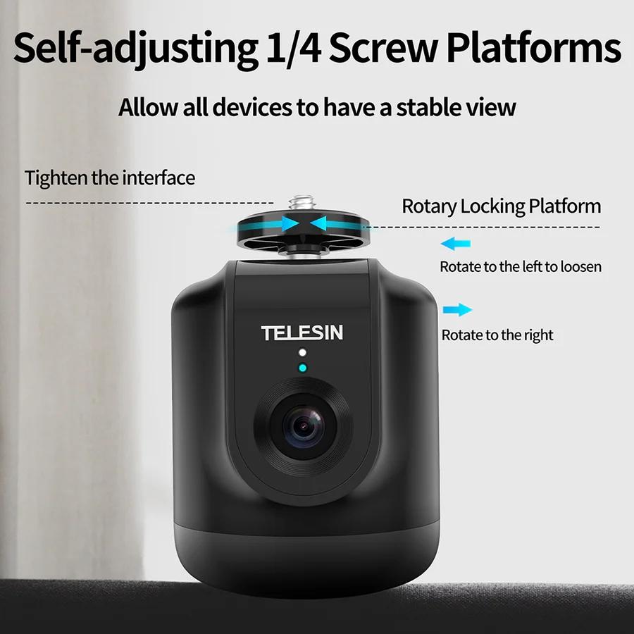 Intelligent 360 Degree Follow Gimbal Camera with Ai Face Recognition - Black 8