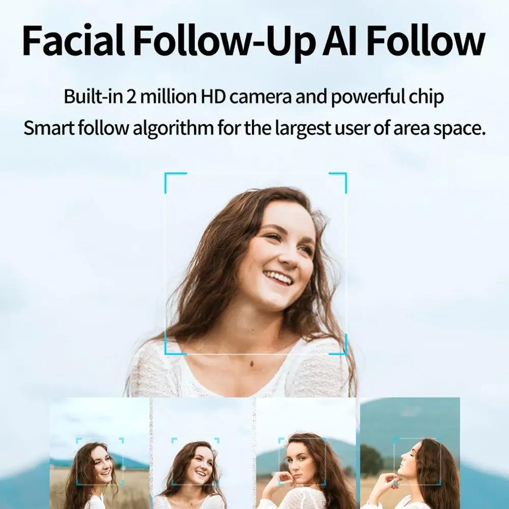 Intelligent 360 Degree Follow Gimbal Camera with Ai Face Recognition - Black 11
