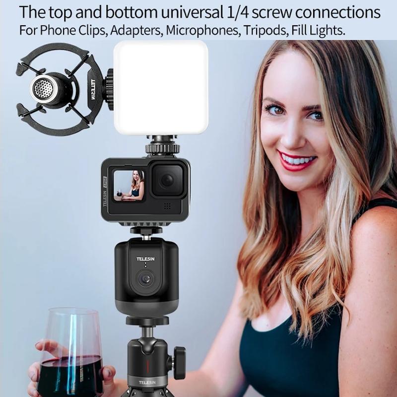 Intelligent 360 Degree Follow Gimbal Camera with Ai Face Recognition - Black 12