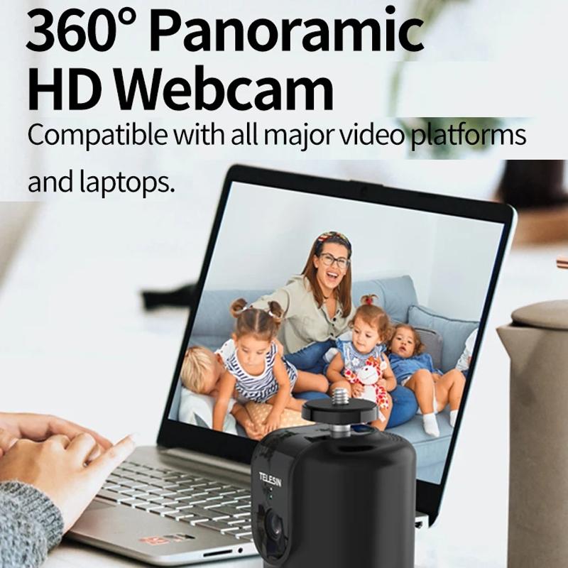 Intelligent 360 Degree Follow Gimbal Camera with Ai Face Recognition - Black 14