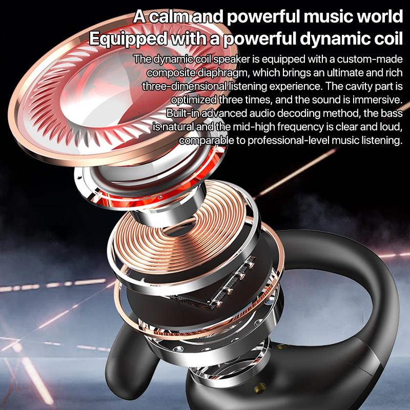 Wireless Bluetooth Earphones for Mechanical Planet - Ear-mounted - Beige 5