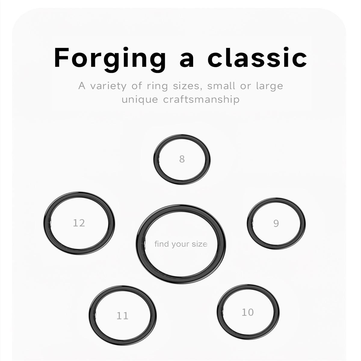 Smart Ring Gesture Control Health Monitoring Sports Modes - Black 11