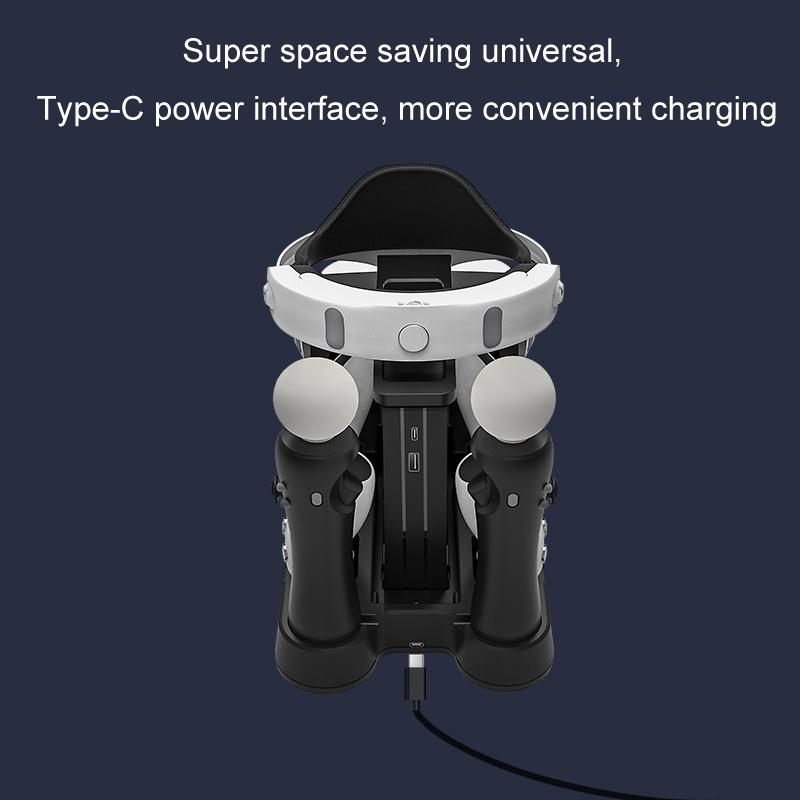 Multifunctional Ps5 / Move / Vr Charging Stand - White 6