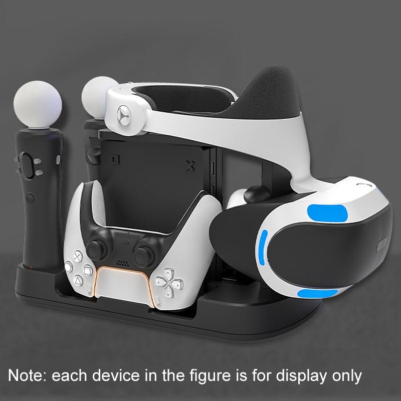 Multifunctional Ps5 / Move / Vr Charging Stand - White 7