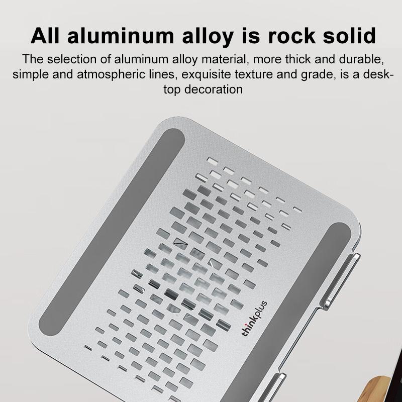 Lenovo Thinkplus Desktop Laptop Holder - Silver 4