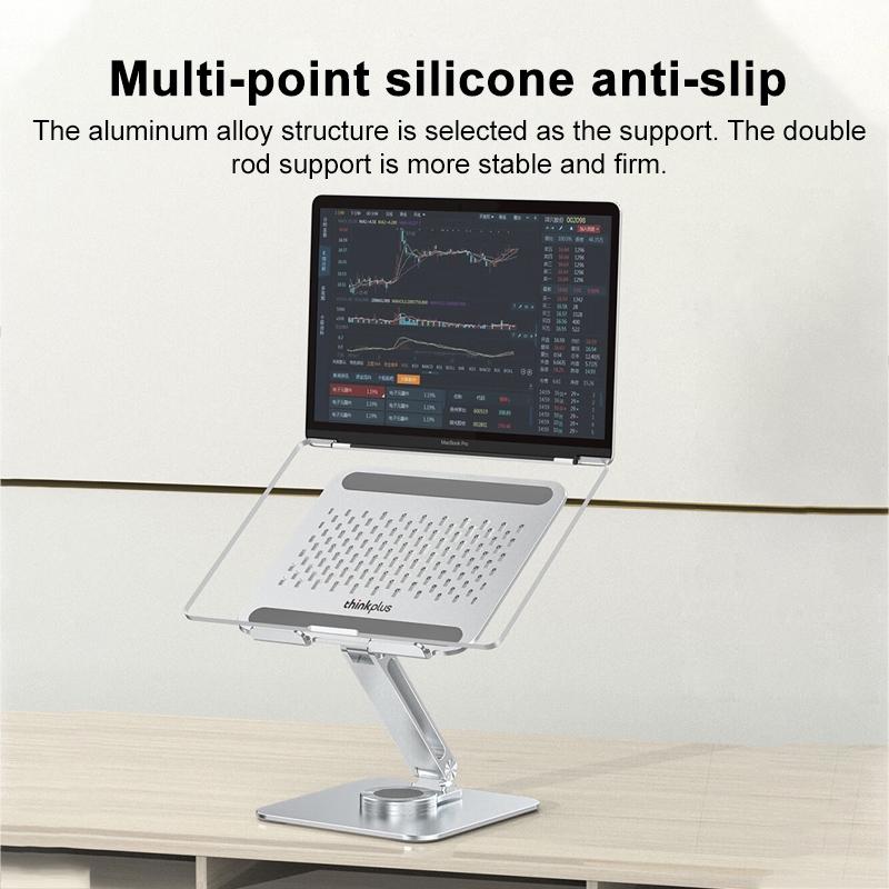 Lenovo Thinkplus Desktop Laptop Holder - Silver 7