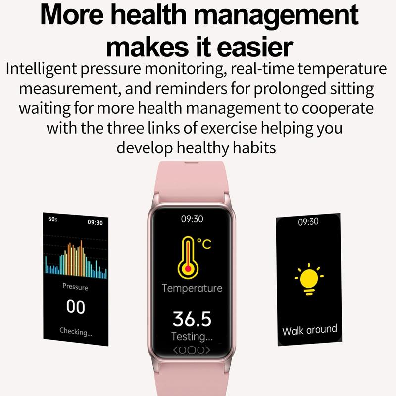 Uric Acid Blood Lipids And Heart Rate Tracker - Black 5