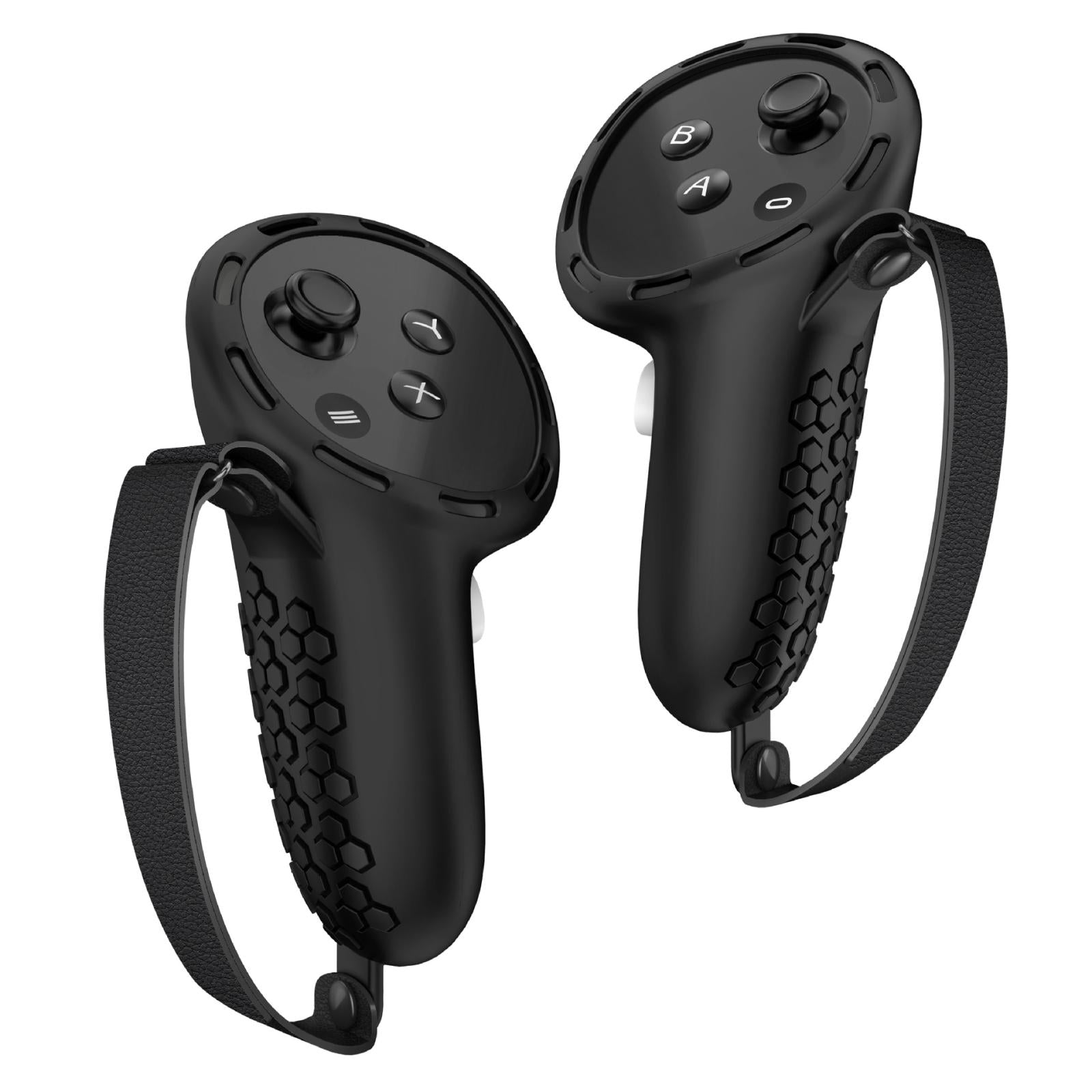 Non-slip Silicone Cover for Meta Quest 3 Vr Controllers - Black 7