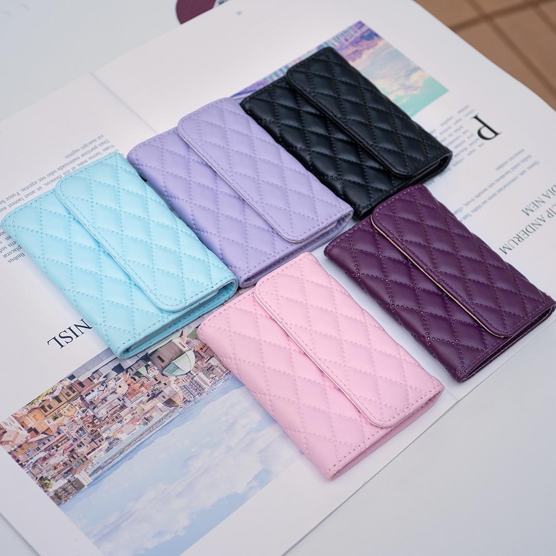 Horizontal Card Bag For Mobile Phones Sticker - Dark Purple 8