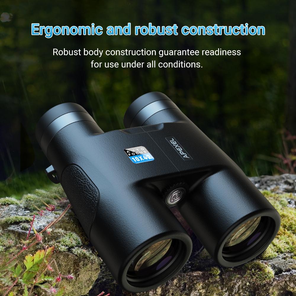 Autofocus 10x42 Binoculars - Fixed Focus Black 4
