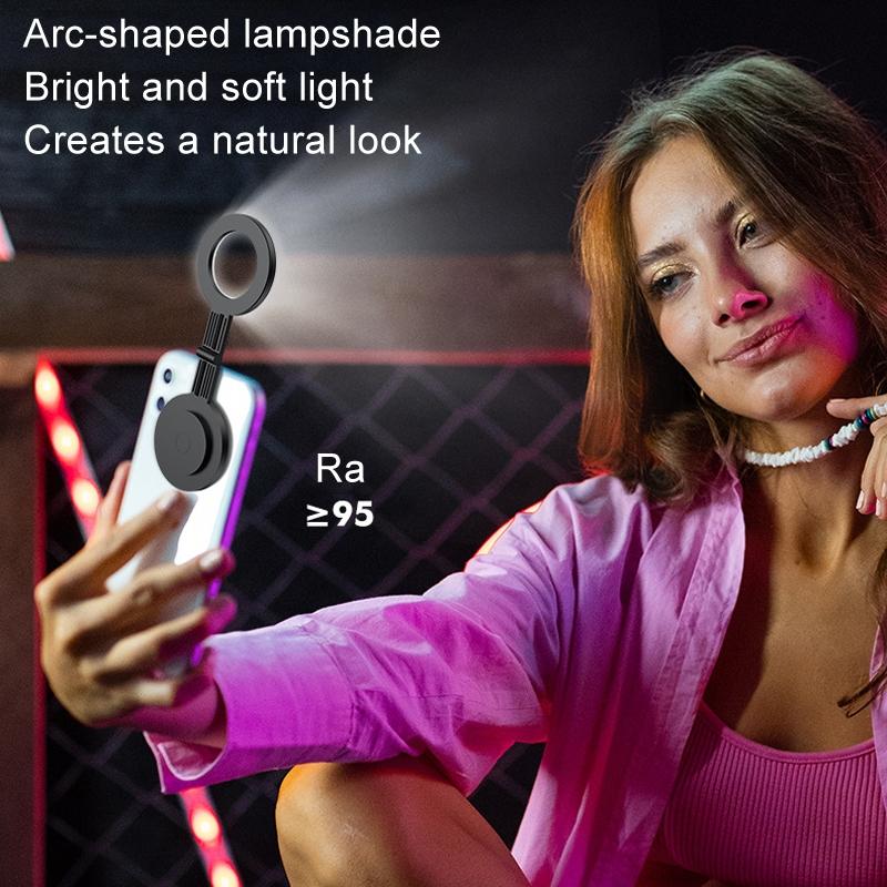 Portable Magnetic Cell Phone Fill Light - White 6