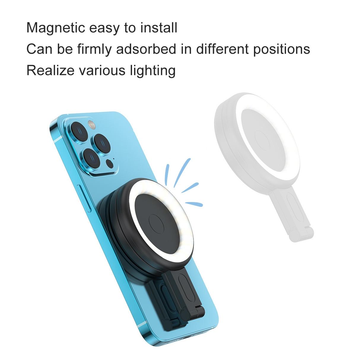 Portable Magnetic Cell Phone Fill Light - White 10
