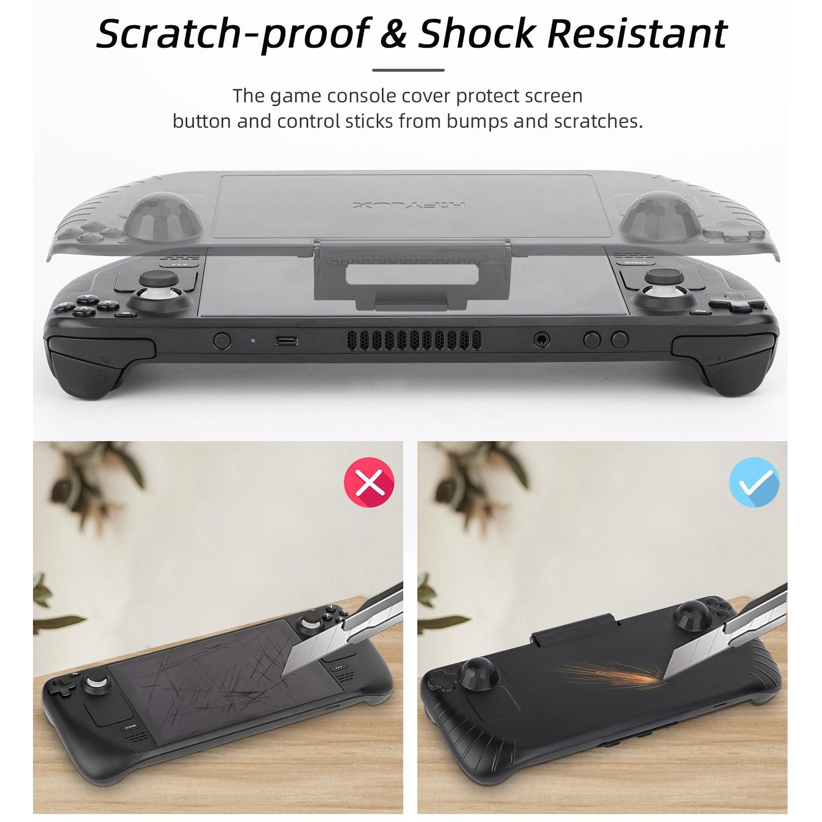 3-in-1 Gaming Console Protector with Sun Hood and Kickstand 6