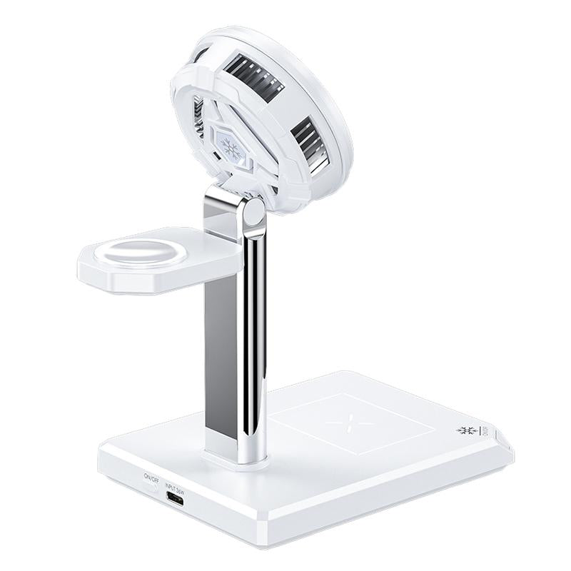 15W 4 In 1 Magnetic Wireless Charger Stand - Black 3