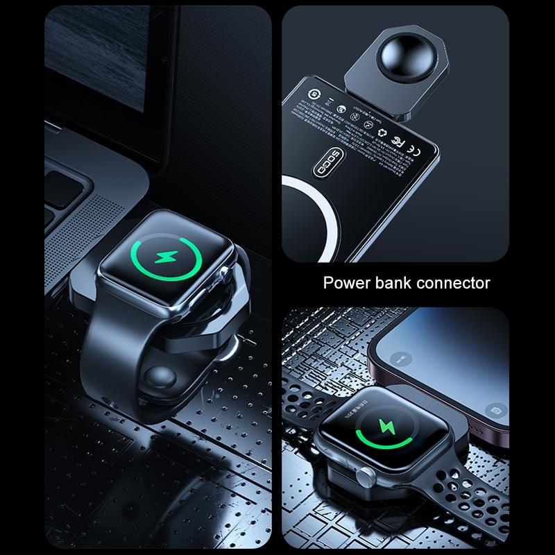 15W 4 In 1 Magnetic Wireless Charger Stand - Black 7
