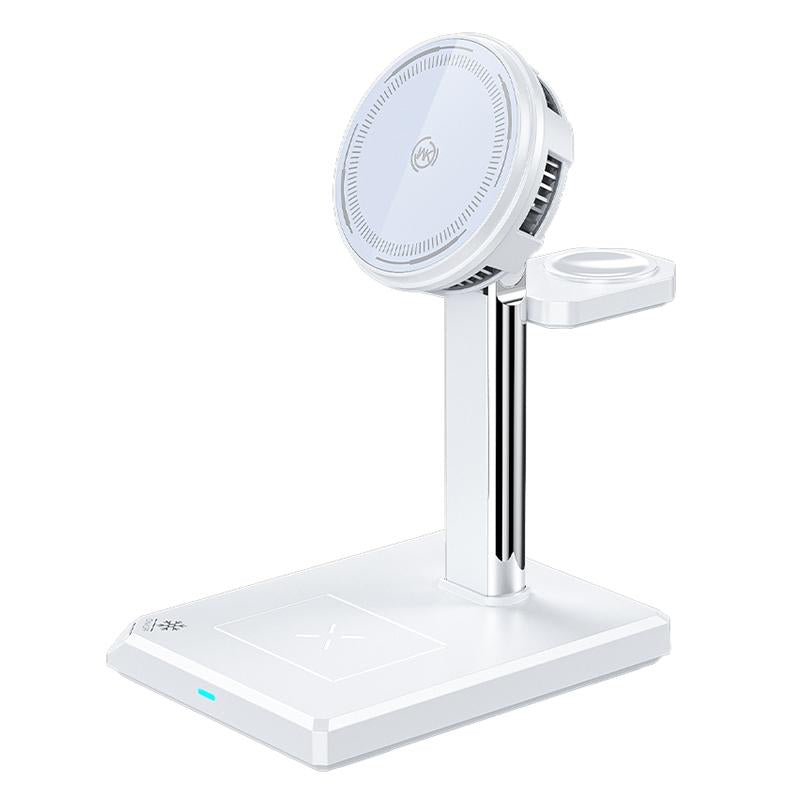 15W 4 In 1 Magnetic Wireless Charger Stand - Black 15