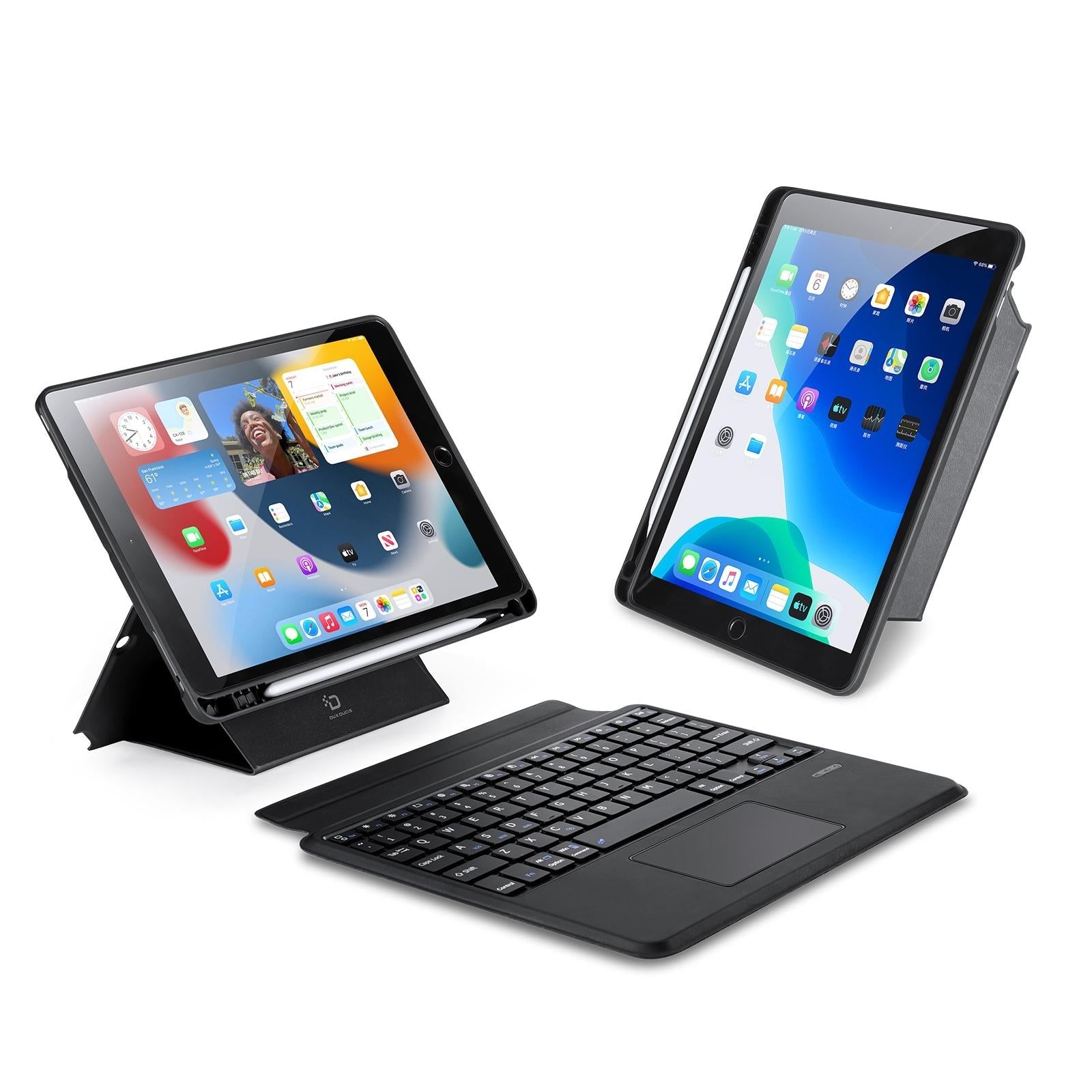 Black Magnetic Bluetooth Keyboard Tablet Case - For Ipad 10Th Gen 10.9 2022 11