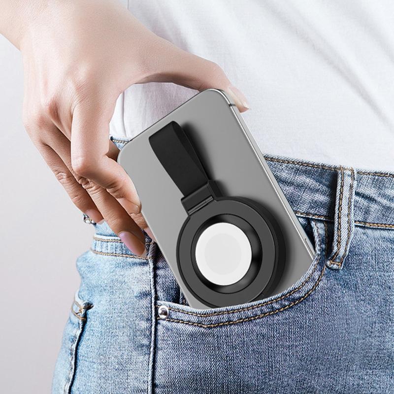 3 In 1 Magnetic Wireless Charger With Phone Ring Black 11