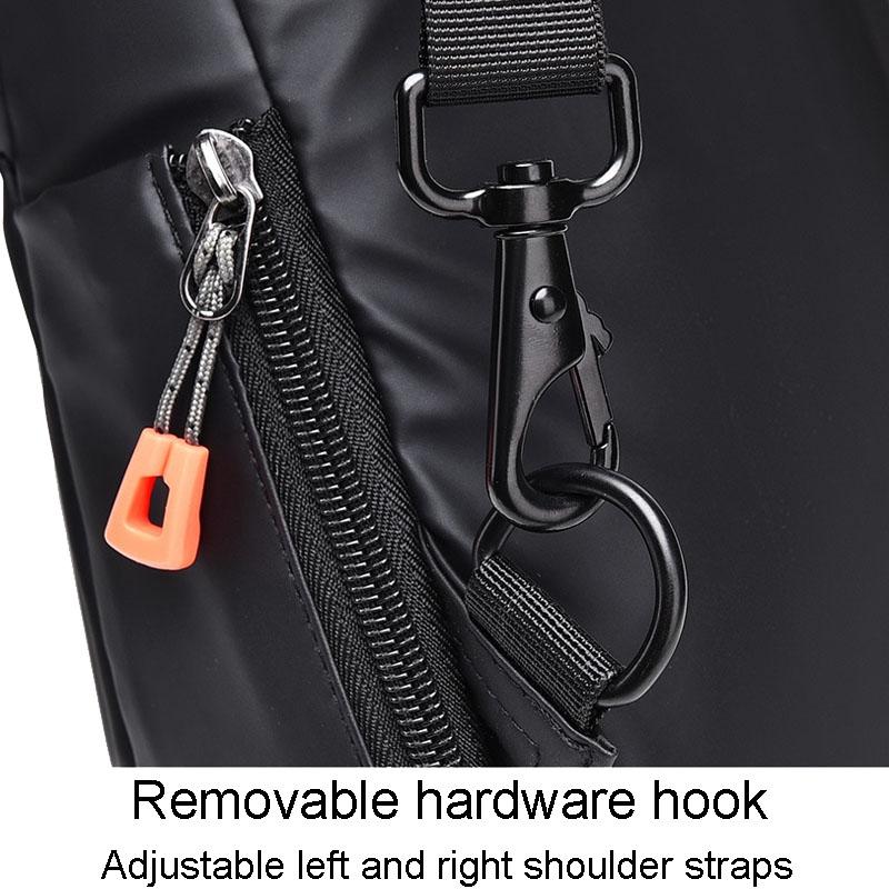 Versatile Crossbody Chest Bag For Casual Or Sports Use - Black 5