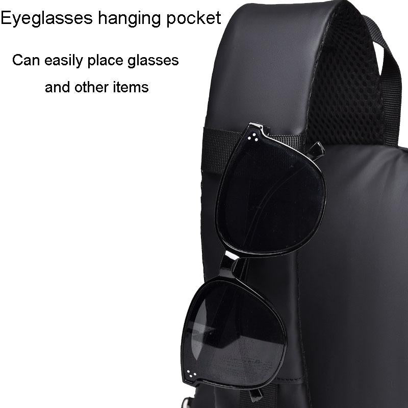 Versatile Crossbody Chest Bag For Casual Or Sports Use - Black 9