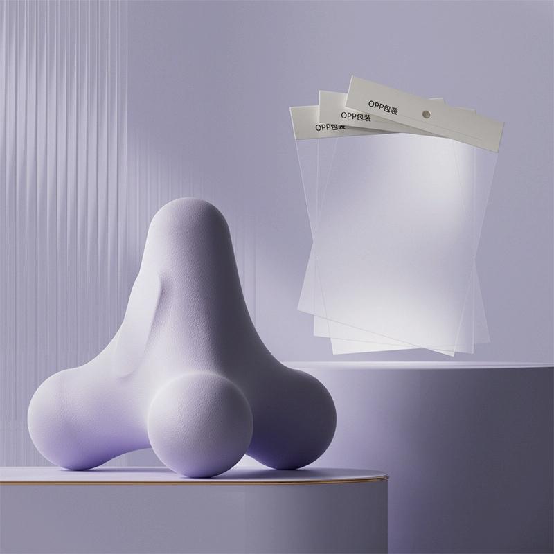 4-Corner Fascia Massage Ball For Neck & Shoulder Relief Yoga & Fitness - Pink 13