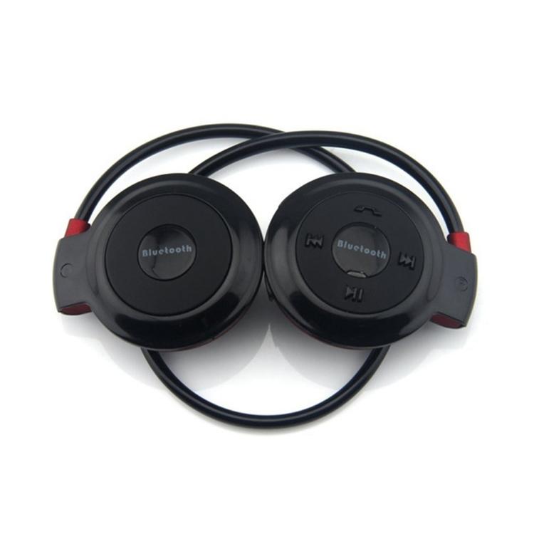 Wireless Mini-503 Earphones with Fm Radio & 32gb Tf Card Support - Black