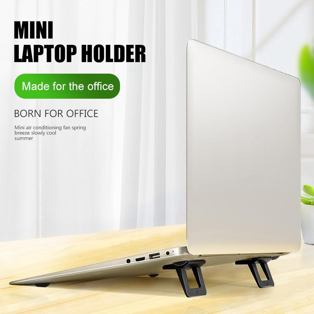 Portable Laptop Base for Improved Heat Dissipation - Black Foot Pad 5