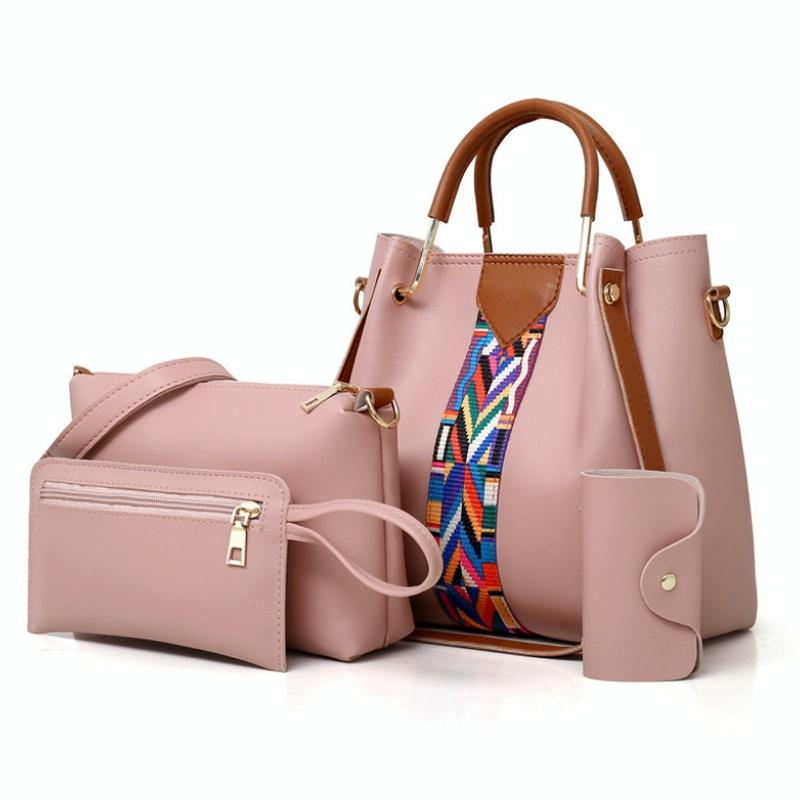 Versatile 4-in-1 Messenger Bag for Women - Fashionable & Spacious - White 11