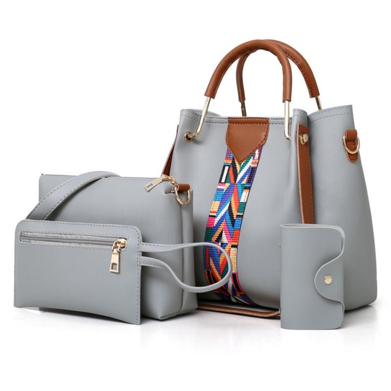 Versatile 4-in-1 Messenger Bag for Women - Fashionable & Spacious - White 14