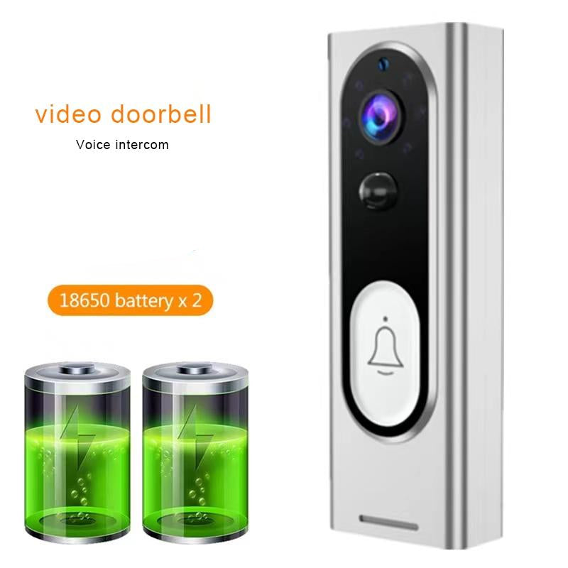 Smart Wireless Video Doorbell With Night Vision & Motion Detection - Black 5