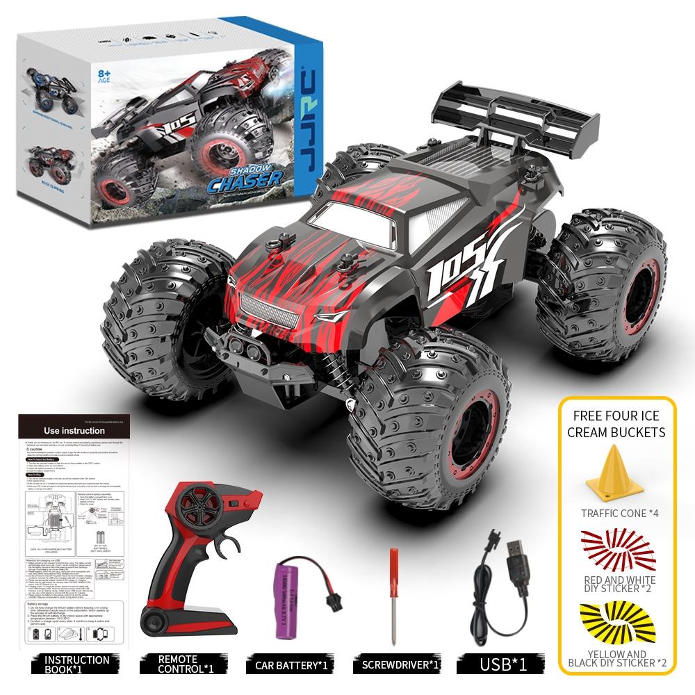 Off-road 2.4g Rc Electric Climbing Vehicle - Black Red 3