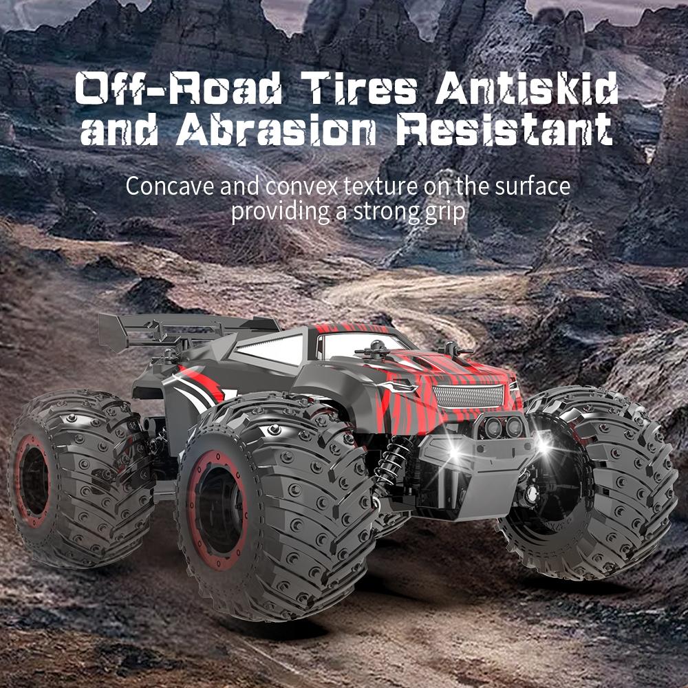 Off-road 2.4g Rc Electric Climbing Vehicle - Black Red 7