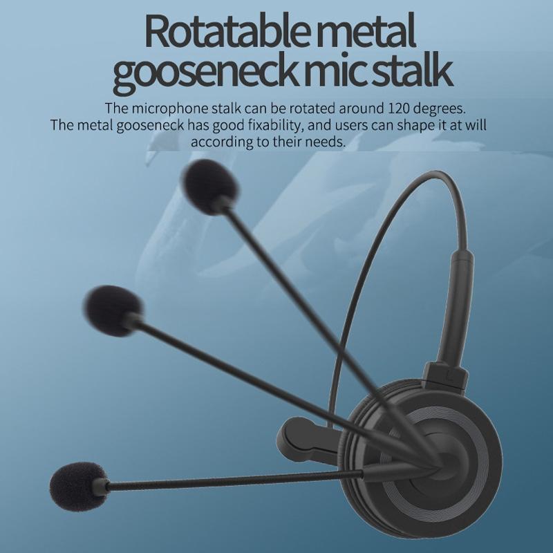Unilateral Bluetooth Business Headset Black 4