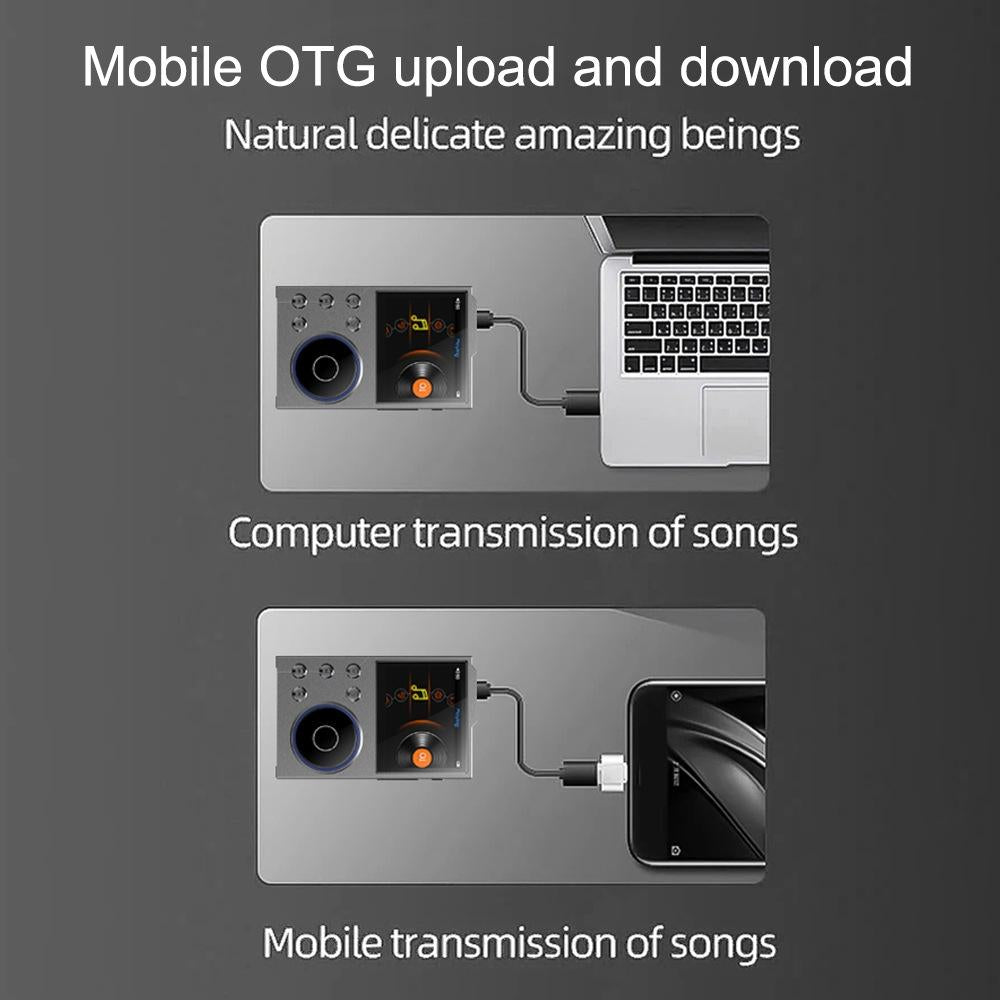 2.4 Inch Hifi Bluetooth Music Player Dsd256 Mastering Sound Quality 16Gb+16Gb Memory - Gray - 16Gb 4