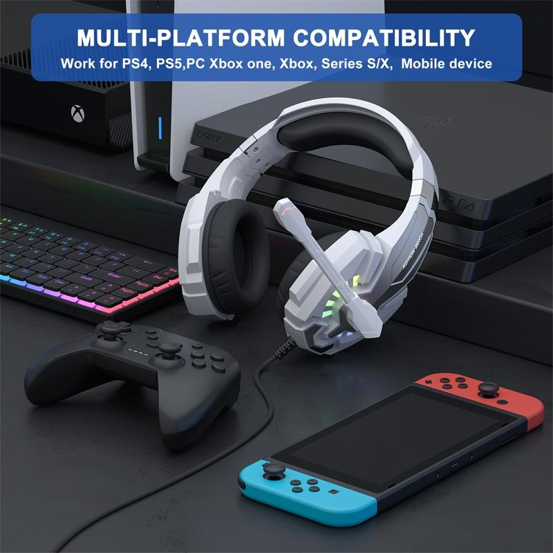 2.1M Gaming Headset With Mic Kotion Each G9000 Plus - Black 12