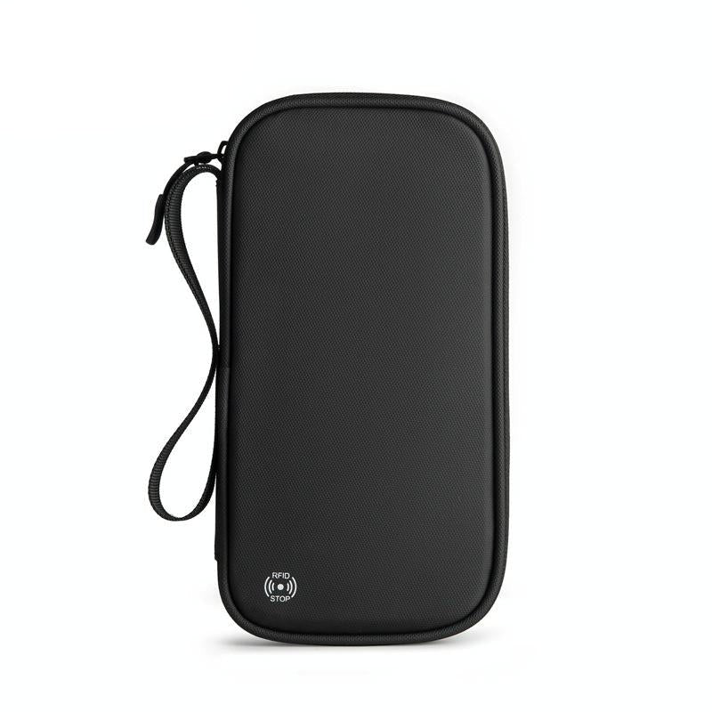 Rfid Travel Passport & Card Holder - Secure - Gem Blue
