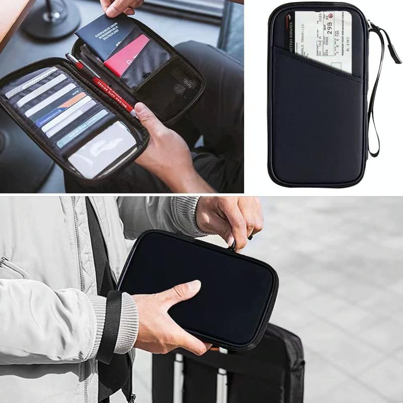 Rfid Travel Passport & Card Holder - Secure - Gem Blue 11