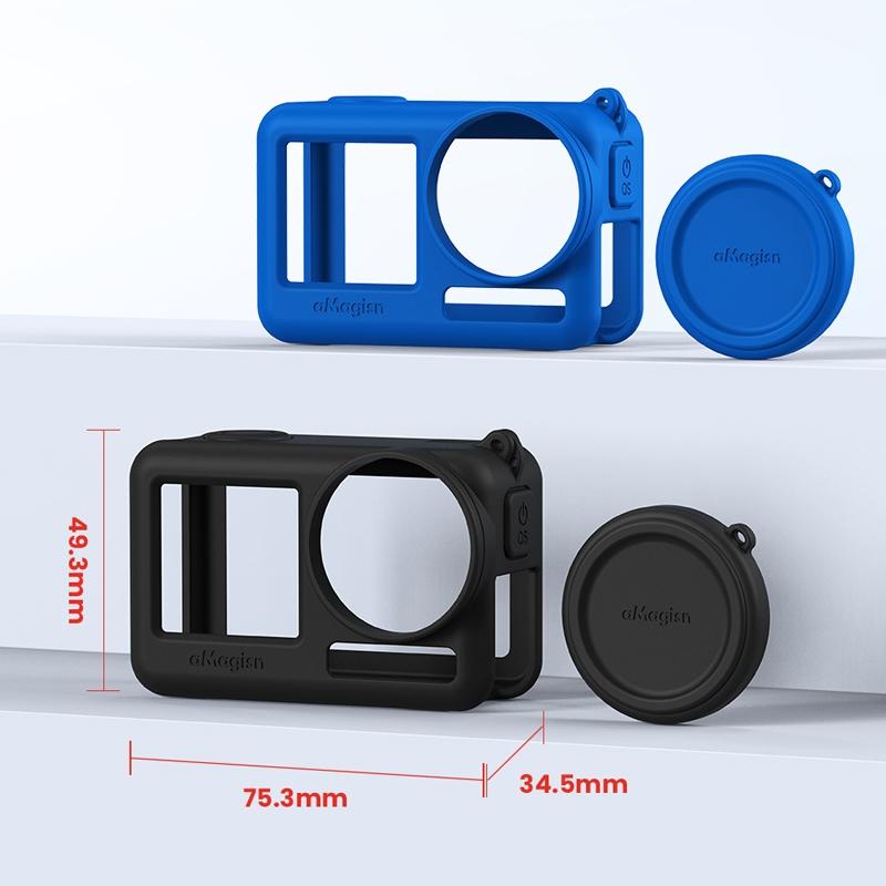 Protective Silicone Case for Dji Action Camera Accessories - Black 7