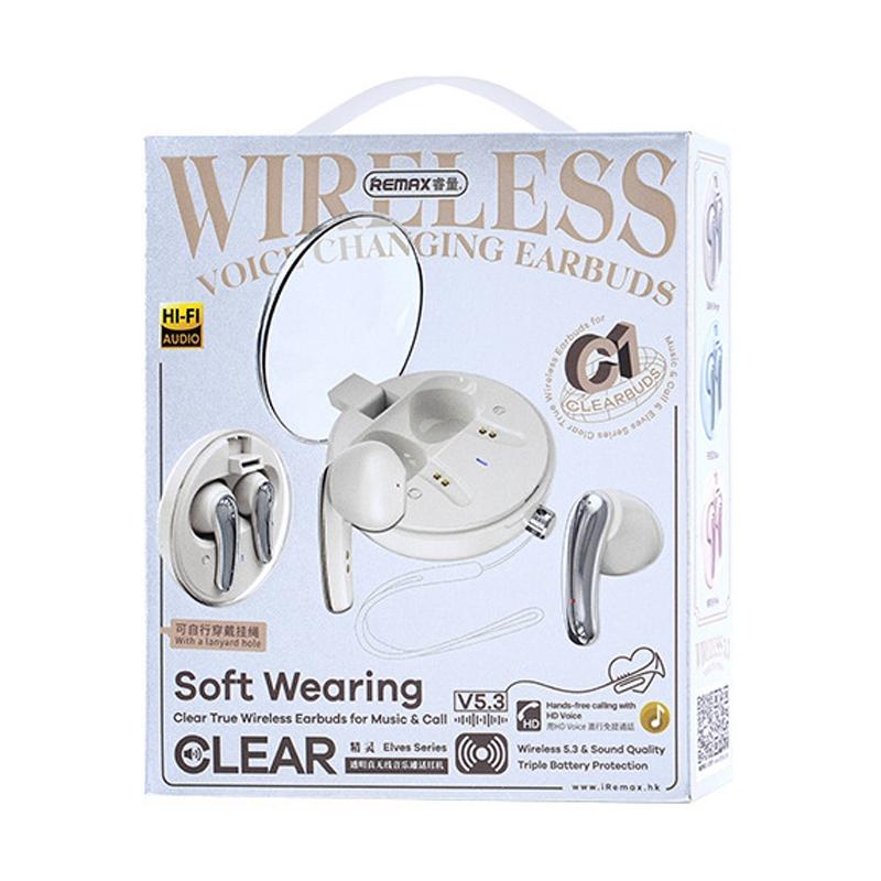 Wireless In-ear Earphones with Low Delayed Bluetooth - Clearbuds C1 - Pink 7